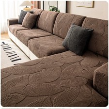 New Stretch Couch Cushion Cover Jacquard Loveseat Sofa Seat Protector Removable