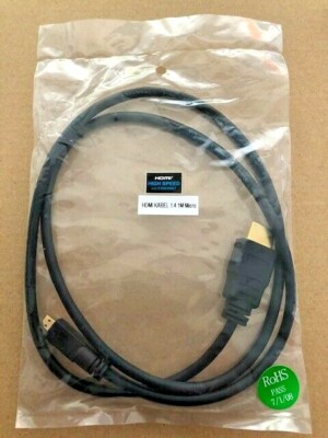 50 Stück HDMI KABEL 1,4 - 1 Meter MICRO (HDMI D auf HDMI A) RoHs compliant  