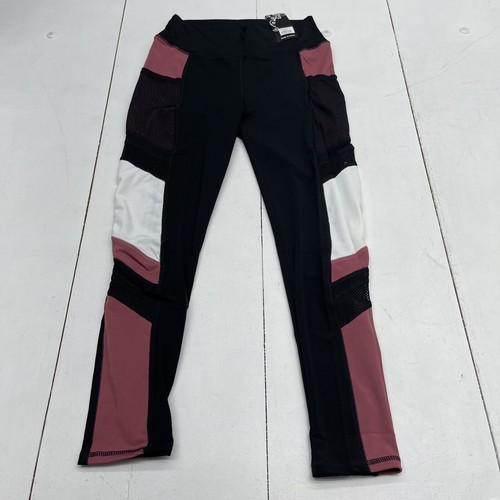 GM Fashion Black Multi Mesh Panel Leggings Women’s Size L/XL New eBay