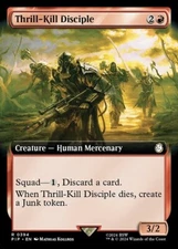 Thrill-Kill Disciple Extended Art Foil - PIP 0394 - NM - MTG Magic
