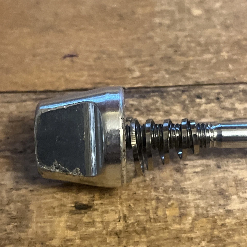 Front Quick Release Skewer Silver Alloy 100 mm Spaced Fork 90s 00s Road MTB - Image 3 of 4