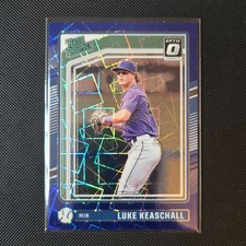 2024 Panini Donruss - Optic Rated Prospects Luke Keaschall #152 Blue Velocity RC