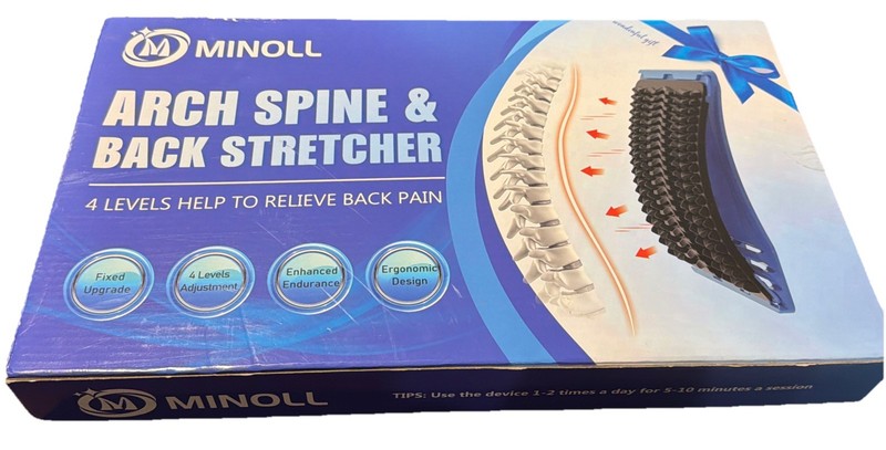 Back Stretcher Back Cracker Back Pain Relief Multi-Level Lower Back Adjustable