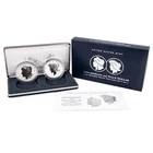 2024 Morgan and Peace Silver Commem Dollar Reverse Proof 2 Pc Set w/ OGP and CoA