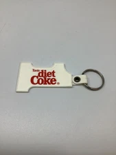 Taste Diet Coke Keychain 3.25” Plastic Vintage