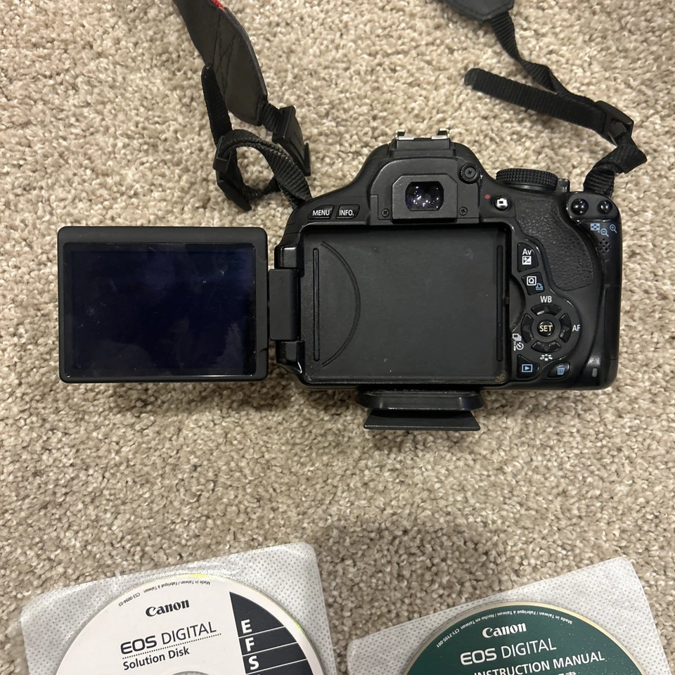 Kit de lentes con bolsa para cámara digital Canon EOS Rebel T3i SLR 18 55 mm Foto 4 de 4