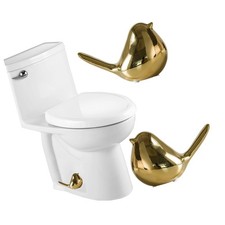 Ceramic Bird Toilet Bolt Covers Decorative Toilet Bolt Caps,Set of 2 Toilet C...