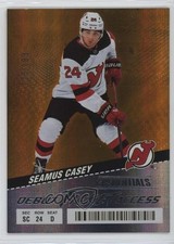 2024-25 Upper Deck Credentials Debut Ticket Access Orange /199 Seamus Casey 11k6