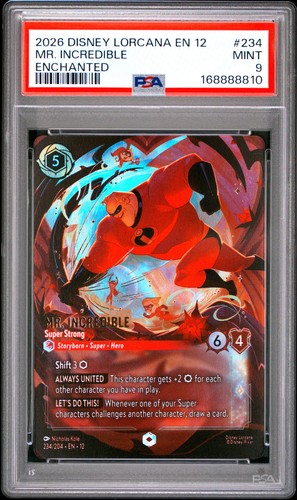 Mr. Incredible - Super Strong graded PSA 9 for sale on eBay