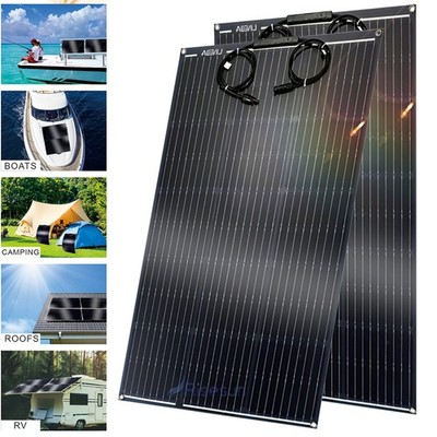 200W Solar Panel 18V Mono Flexible PV Off-Grid for Home Battery Power System