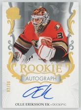 2023-24 UD The Cup Gold Spectrum Foil Olle Eriksson Ek RC Auto 02/36 #181