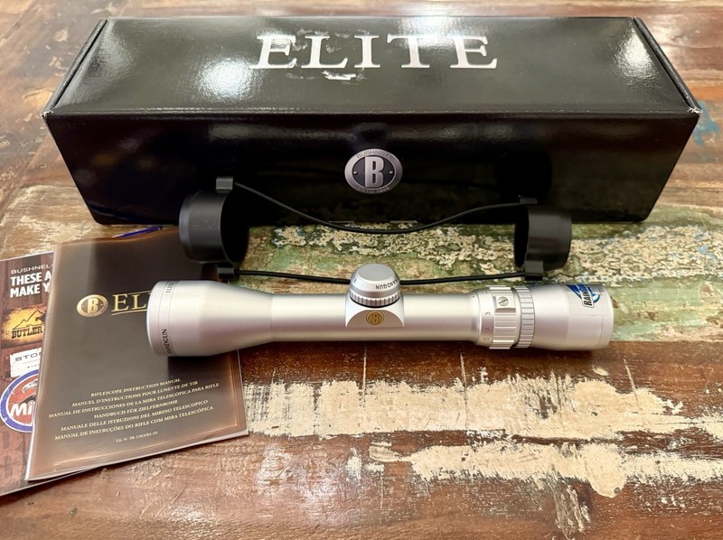 Bushnell Elite 2-6x32 Pistol Handgun Scope Silver Plex EER Stainless SS 2-6