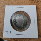 1897 P circulated Barber quarter