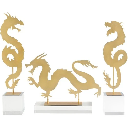 Cyan Design 11701 Haku Dragon 21 X 4 inch Sculpture, Tall - Picture 2 of 6