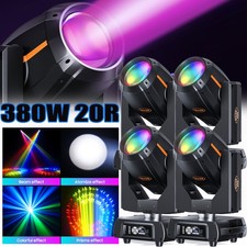 4pcs 380W Beam Moving Head Light Rainbow Stage Effect Lighting DJ Stage Wedding