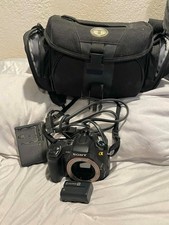 Sony 350 DSLR Camera Body. SCREEN IS PARTIALLY BLACK. BUT WORKS. SEE PICS.