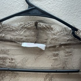 Avidlove Lace Kimono Robe Sexy Lingerie Mesh Nightgown Cover Up Tan Fairycore