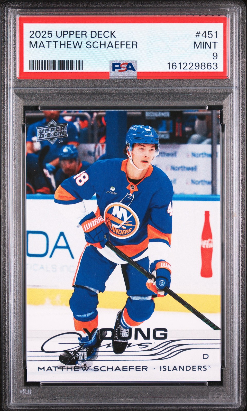 2025 UD #451 MATTHEW SCHAEFER PSA 9