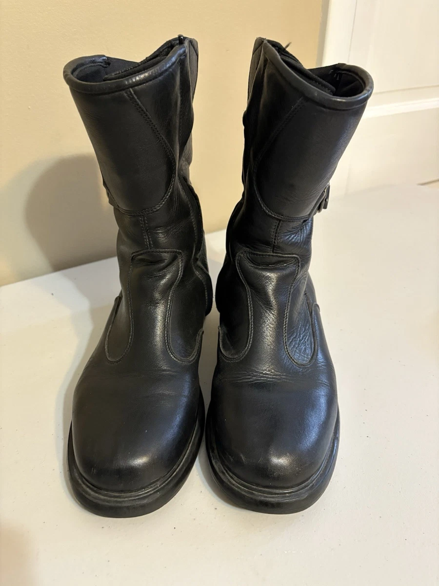 SIDI 100% Leather Black Motorcycle & Powersports Boots for  display picture 1