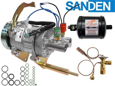 A6 to Sanden Compressor Kit - John Deere 4040 4230 4240 4430 4440 4630 8430 8630