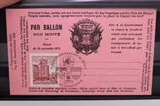 Austria 1970 Balloon Post Centenary 1.50S Used Stamp Card Wien Cancel