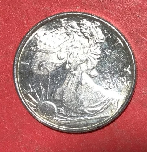 Vintage SILVER Walking LIBERTY .999 FINE 1/10th Troy Ounce Coin!