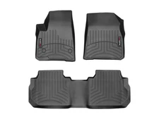 WeatherTech FloorLiner for 2017-2025 Cadillac XT5 - 1st & 2nd Row, Black