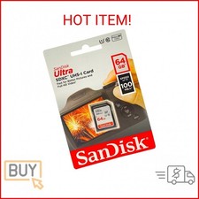 SanDisk 64GB Ultra SDXC UHS-I Memory Card - 100MB/s