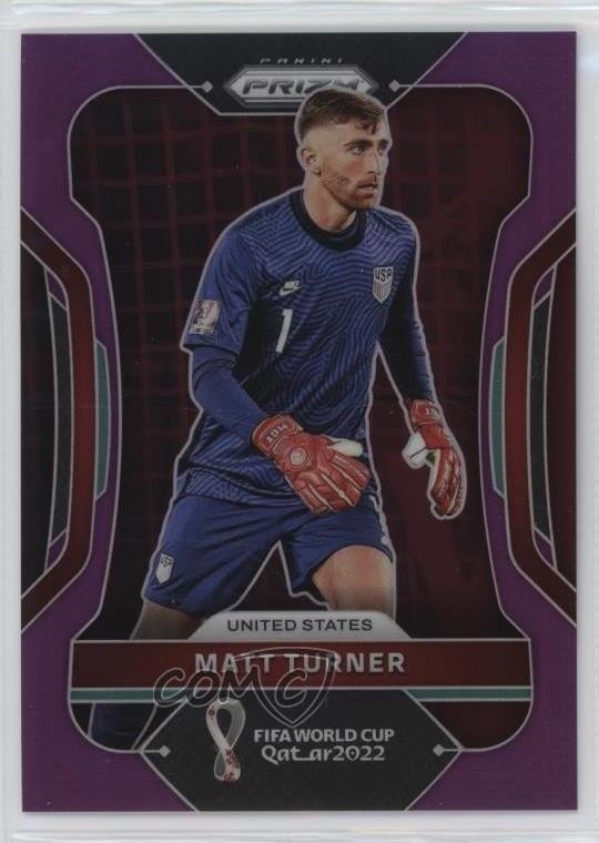 2022 Panini Prizm World Cup Qatar Purple Prizm 99/199 Matt Turner #204 07xx
