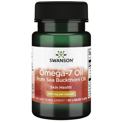 Swanson Omega-7 Oil From Sea Buckthorn Oil 450 mg 30 Liq Capsules