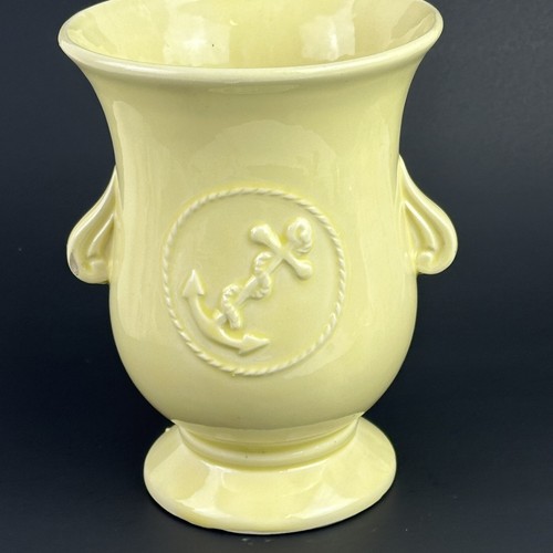 Roseville RRP Robinson Ransbottom Pottery Green Vase with Anchor Motif No 403 - Picture 2 of 6