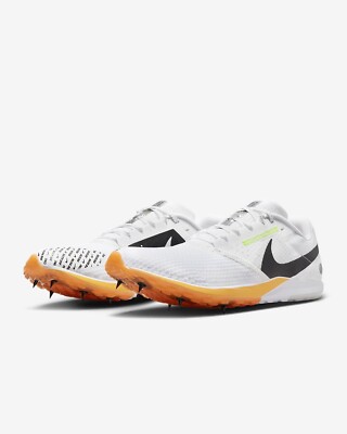 Size 11 - Nike Zoom Rival 6 White Total Orange