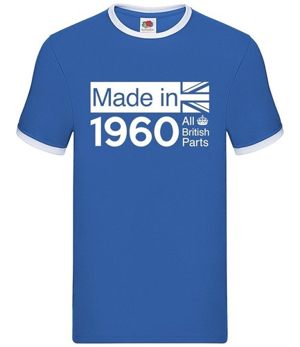 Alle Britisch Teile 1960 - Herren Ringer - 64th Geburtstagsgeschenk 64 Idee