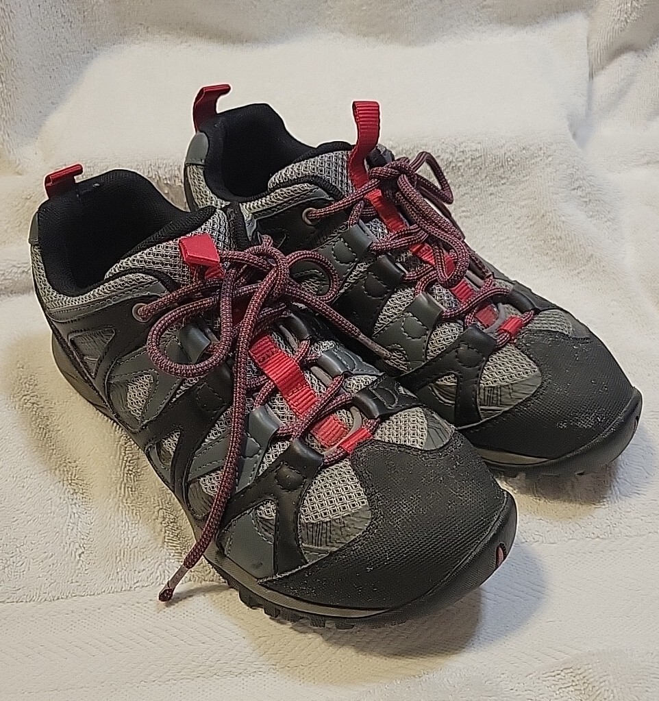 Scarpe da trekking Merrell Turbulence da donna taglia 8 M grigio trail walking rosa J09428