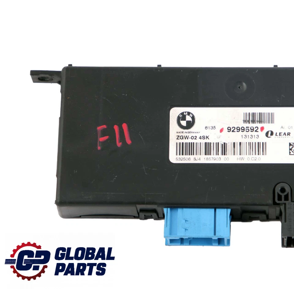 BMW 5 F11 Modulo Gateway Centrale ECU Centralina Lear ZGW-02 4SK 9299592 - Immagine 3 di 4