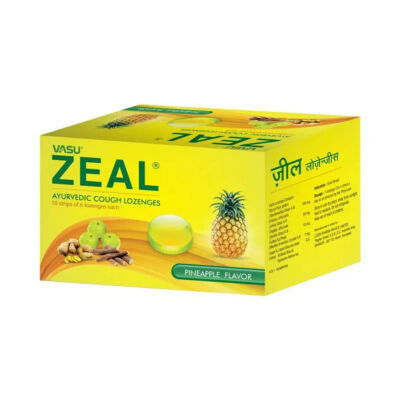 Vasu Trichup Healthcare Zeal Plus Ayurvedic Cough Lozenges 6 x 10 Strips