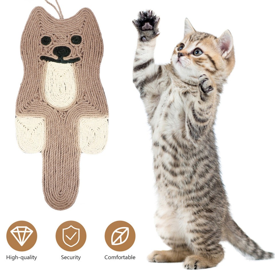 Cat Scratching Post Furniture Protector Sisal Scratcher Mat eBay