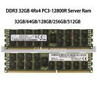 32Gb/64Gb/128/256Gb/512Gb 4Rx4 Pc3-12800R Ddr3-1600Mhz Ecc Reg Server Memory lot