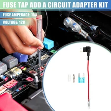 1 Set Universal 1pcs Car Fuse Tap 12V with 1pcs 15A Mini ATM Blade Type Fuse