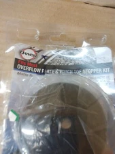 Danco Touch-Toe Bath Tub Drain Trim Kit Matte Black Fits 1-1/2" & 1-7/8" 11081