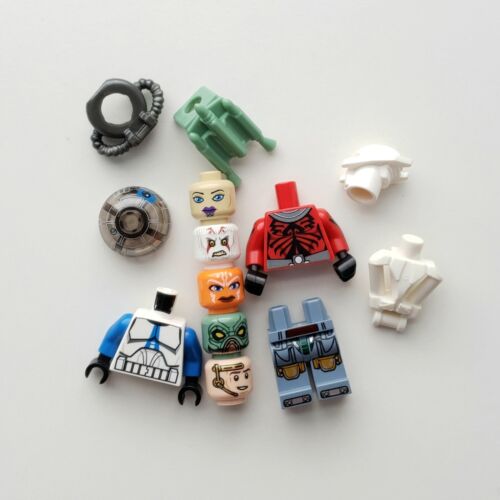 Lego Star Wars Rare Minifigure Parts Lot Jedi Sith Inquisitor Anakin Ahsoka - Afbeelding 1 van 2