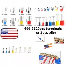 USA Connectors Cord Wire Crimp Cable Pin End Bootlace Ferrule Terminals Kit