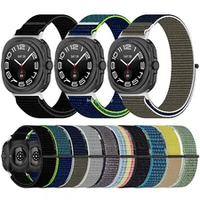 Fabric Nylon Fabric Strap Bracelet Band For Samsung Galaxy Watch 7 Ultra 47mm