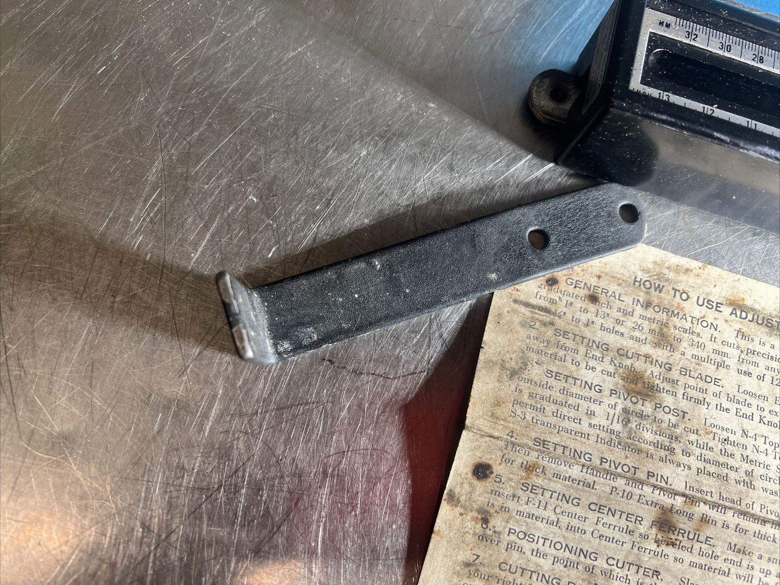 SPEARHEAD ADJUSTABLE GASKET CUTTER 747C. Partial Kit As Seen In Photos