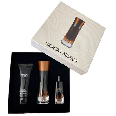 GIORGIO ARMANI Code Profumo Parfum Pour Homme Geschenk Set- 60 ml +15 ml +75 ml