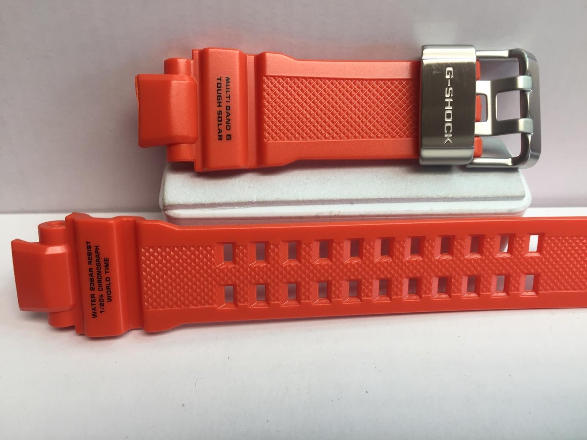 Casio Watchband GW-A1000 R-4 Orange Original Gravity Master Strap 