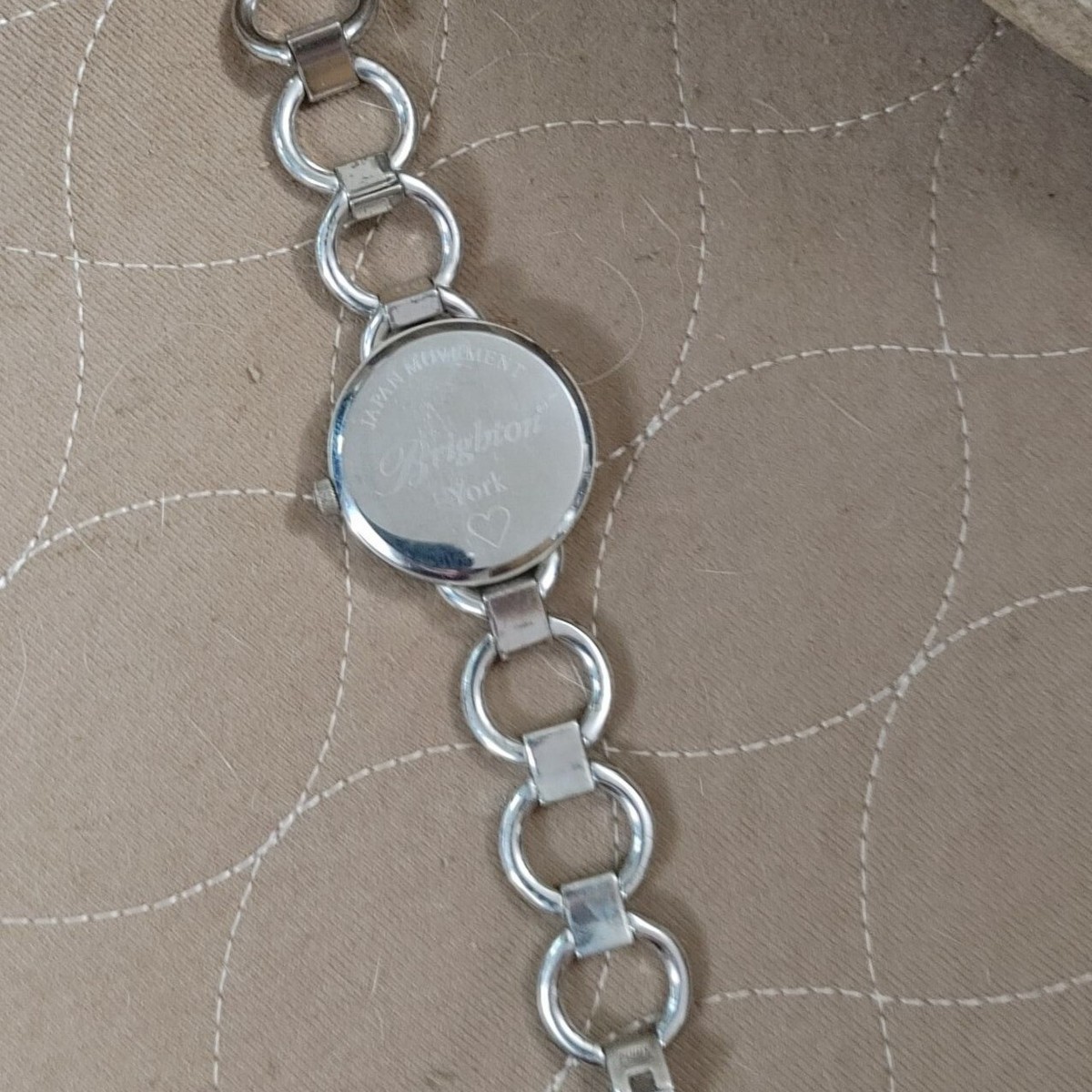 Brighton Watch York Women Silver Tone Link Bracelet With  display picture 2