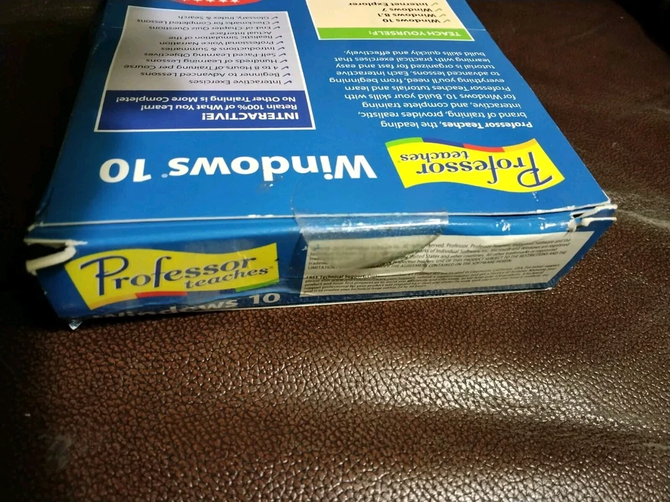 PROFESSOR TEACHES WINDOWS 10 Sealed, Unused, Damaged Box - Image 3 of 4