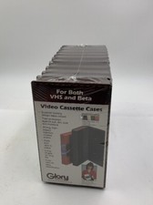 10 Pack Universal VHS  Beta Video Cassette Cases Glory Products
