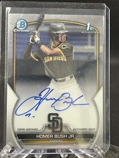 Bowman Chrome 1 St Homer Bush Jr Auto